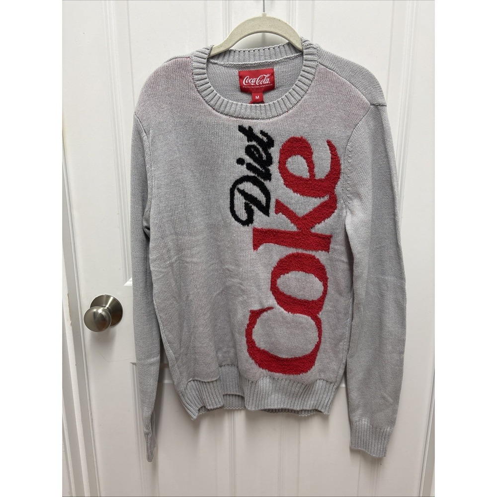 NWT Diet Coke Licensed Nostalgia Retro‎ Holiday Ugly Christmas Sweater - Medium